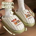 Cartoon Dog Pattern Women's Indoor Slippers Autumn Winter Warm Comfort Bedroom Slippers Woman Soft Lightweight Home Cotton Shoes