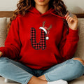 Personalised Santa Family Christmas Hoodie Harajuku Hip Hop Pullover Sweatshirt Santa Alphabet Sportswear Fashion Trends  Trend