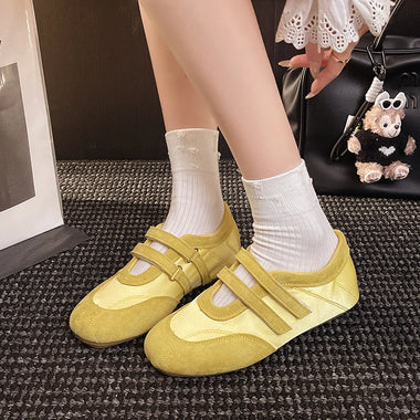 Flats Women's Sports Shoes Fashion Sneakers Casual Shallow Loafers Shoes 2025 Summer Walking Ballet Trend Zapatillas De Mujer