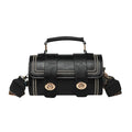 Soft Leather Crossbody Bag Women Pleated Chain Shoulder Purse Drawstring Design Capacity Elegant Handbag For Commute Travel