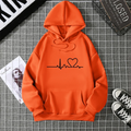 2025 Winter New Women's Hoodie High Street Unisex Style Double Pockets Sweatshirts Outerwear Plus-Size Women's Clothing CYXX247