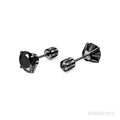 925 Sterling Silver Gold White/Black/Color Zircon Stud Earrings For Women Fashion Jewelry Party Wedding Accessories