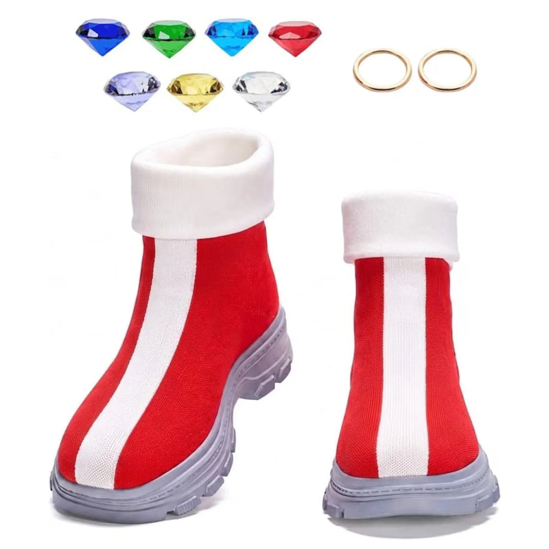 Amy Rose Shoes for Girls Boys Red Sonic  Amy Rose Boots Costume Gift Shoes