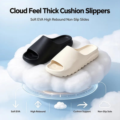 2026 Hot EVA House Shoes Non-Slip thick Soft Platform Slide Sandals for Women Men Indoor Outdoor Shower Bathroom Slipper