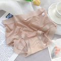 Women Panties Underwear 3pcs Ultra-thin Panties Summer Women Sexy Soft Underpant Solid Briefs Traceless Female Comfort Stretch Lingeries Black Underwear