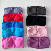 Pericic Women Strappy Backless Bandeau Sports Bra Halter Neck Yoga Tank Top Seamless Scrunch Workout Fitness Sexy Gym Top