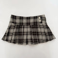 Summer Mini Skirts For Woman Korean Fashion Red Plaid Skirts Women Y2k Skirts Pleated Pleated Skirts Vintage Preppy Style