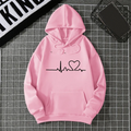 2025 Winter New Women's Hoodie High Street Unisex Style Double Pockets Sweatshirts Outerwear Plus-Size Women's Clothing CYXX247