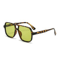 New Fashion Large Frame Double Beam Sunglasses Sunshade Glasses for Fashion Party outings Square Multicolor Fashion Sun Glasses