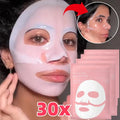 10Pcs Collagen Facial Mask Moisturizing Anti Wrinkle Shrink Pores Deep Hydrating Brightening Face Mask Dry Skin Care Sheet Mask