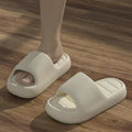 Women's Slippers Cool Summer Soft Sole Fashion Indoor Non Slip Open Toed Breathable House Comfy Men Bedroom Shoes