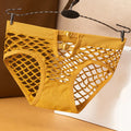 Fishnet Hollow Out Sexy Panties Women Elastic Breathable Underwear For Woman Lingerie Intimate Mesh Sheer Briefs Ladies Thong