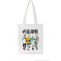 Women Bag Jujutsu Kaisen Canvas Bag Japanese Anime Women Shoulder Bag Ins Harajuku Large Capacity Vintage Cartoon Shopper Bags