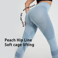 Sports Pants With Sexy Lines Lifting Buttocks Sports Tight Pants Women's High Waisted Elastic Fitness Pants Running Yoga Pants