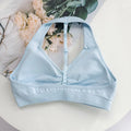 Women's T-Back Adjustable Strap Yoga Halter Sports Bra - Quick-Dry, Breathable, Shockproof Gym Tank Top