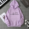 2025 Winter New Women's Hoodie High Street Unisex Style Double Pockets Sweatshirts Outerwear Plus-Size Women's Clothing CYXX247