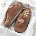 Cute Mushroom Plush Slippers Women Men Winter Warm Thick Sole House Shoes Indoor Fuzzy Non-Slip Comfortable Couple Footwear